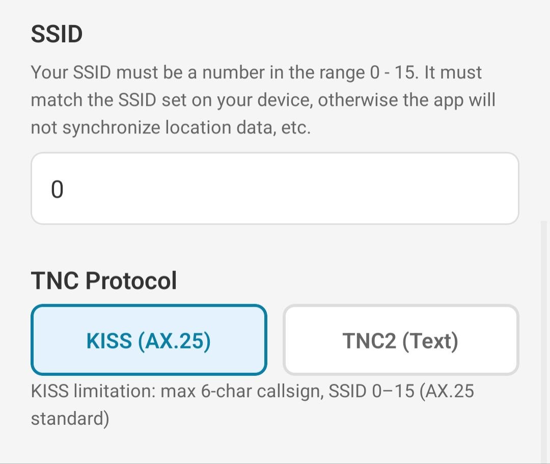 KISS TNC Type