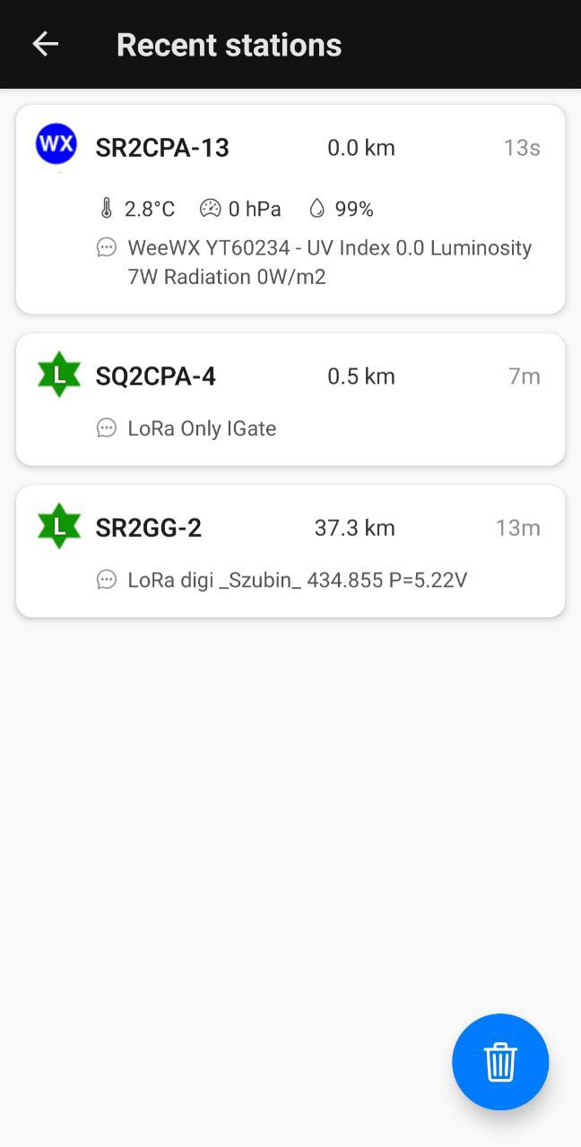 Full Recent Stations List