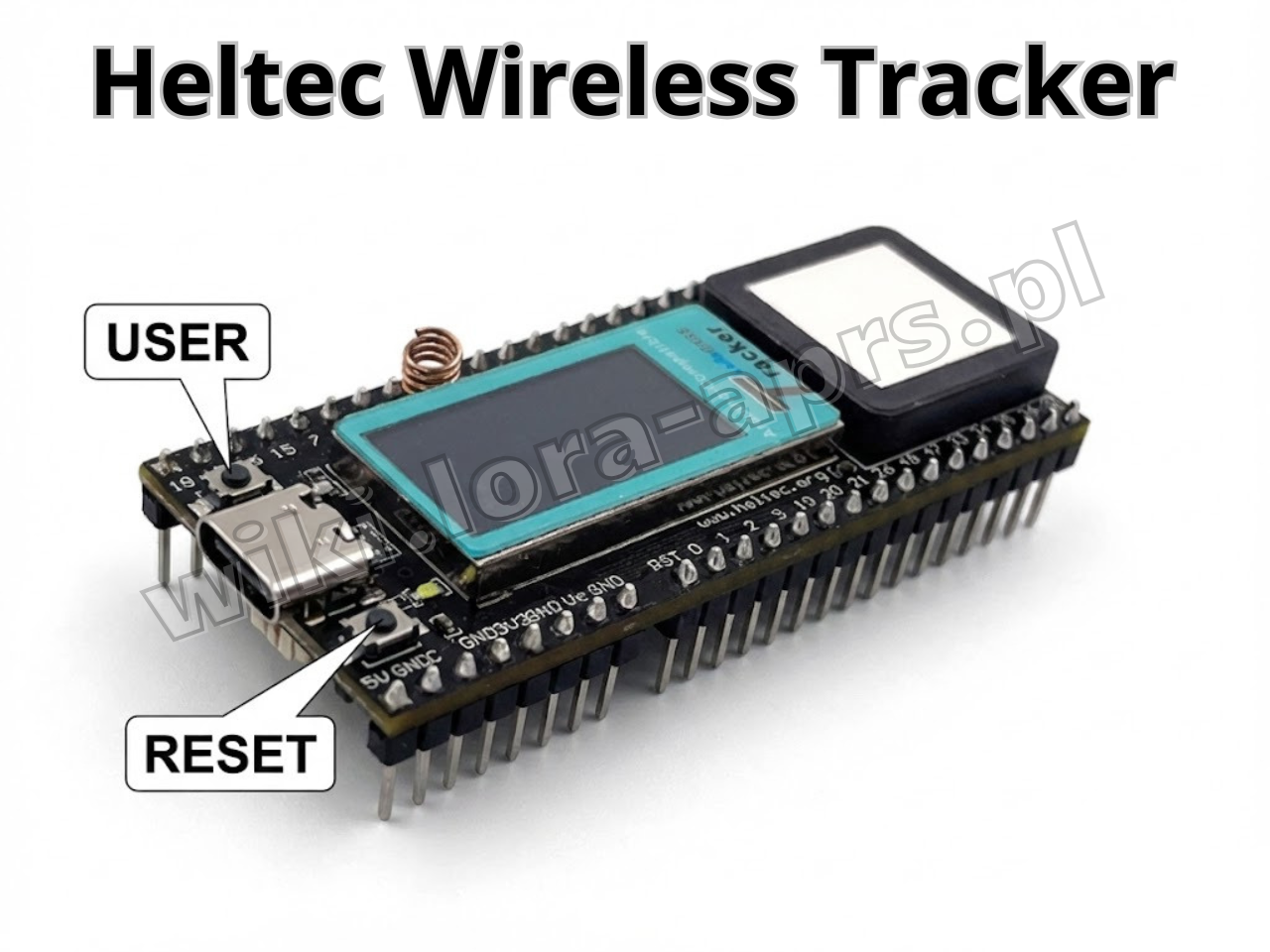Heltec Wireless Tracker Buttons